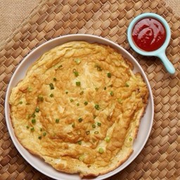 ไข่เจียวหมูสับ(กับข้าว)