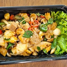 ข้าวราด-ผัดขี้เมา