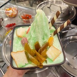 ปังเย็นนมสดแคนตาลูป