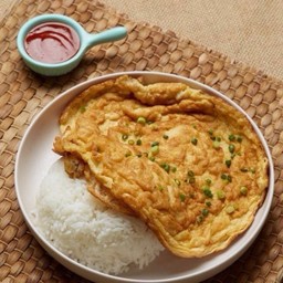 ข้าวราดไข่เจียวหมูสับ