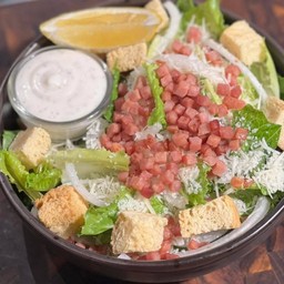 S1 ซีซ่าสลัด Caesar salad (เลือกท็อปปิ้งได้)