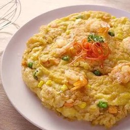 ข้าวไข่เจียวกุ้ง