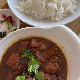 48.ข้าวหมูพะโล้+ไข่