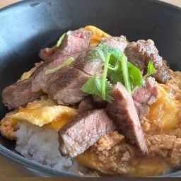 67.ข้าวไข่ข้นซอสมันกุ้ง(ไก่,หมู,เนื้อ)