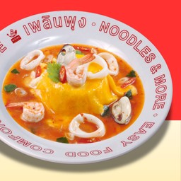 ข้าวไข่ข้นต้มยำซีฟู้ด