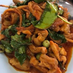 หมูป่าผัดเผ็ด