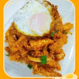 ข้าวยำไก่แซ่บแมวโคตรดื้อ(สูตรแม่แมว)