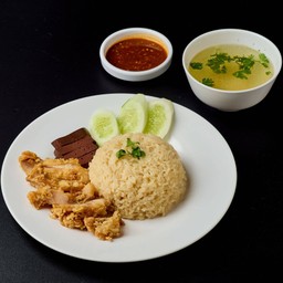 ข้าวมันไก่ทอด