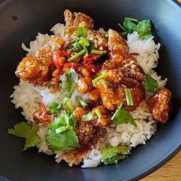 49.ข้าวไก่ซอสมะขาม