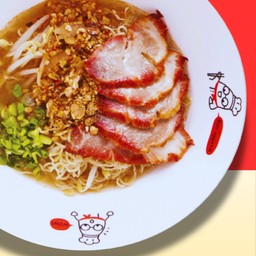 บะหมี่ต้มยำ หมูแดง