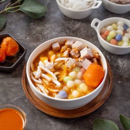 บัวลอยไข่เค็มชาไทย