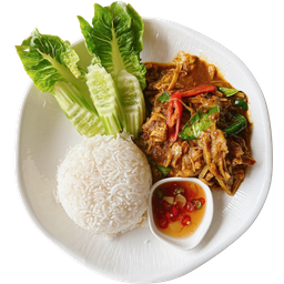 ข้าวผัดพริกแกงใต้