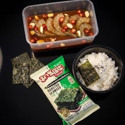 Combo เซ็ตกุ้งดอง+ข้าว+สาหร่าย