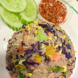 ข้าวผัดใข่ใส่ผัก สูตรคลีน