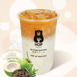 มะพร้าวน้ำหอมนมชาไทย