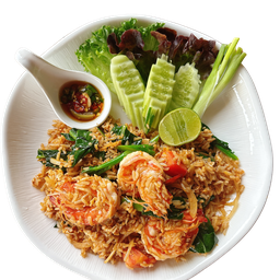 ข้าวผัดโบราณกุ้ง