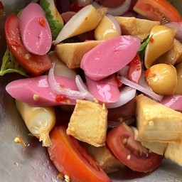 ยำลูกชิ้น&ไส้กรอก