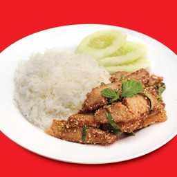 ข้าวยำหมูแซ่บ