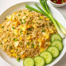 ข้าวผัดไข่ล้วน ไข่2ฟอง