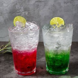 แดง/เขียว มะนาวโซดา (Syrup+ Lemon soda)