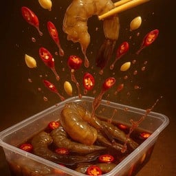 เซ็ตกุ้งดองซอสเกาหลี