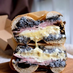 Truffle Ham Bagel