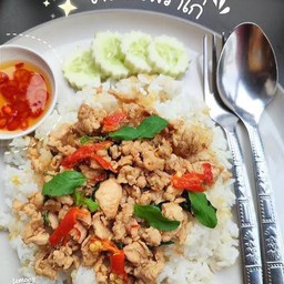 ข้าวกระเพราหมูสับ