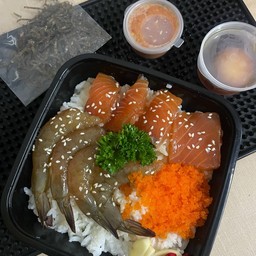 ข้าวหน้าด้งรวมดองซีอิ๊วเกาหลี