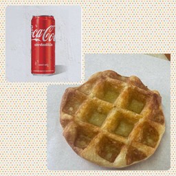 [อร่อยซ่ากับโค้ก] วาฟเฟิลออริจินอล +  โค้ก ออริจินัล (กระป๋อง)