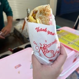 蔥抓餅 อาหารเช้าไต้หวัน