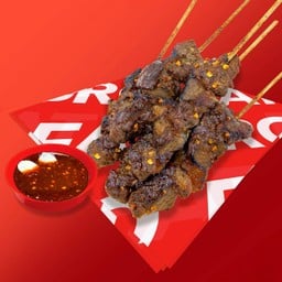 ชุดเนื้อเสือร้องไห้ 5 ไม้ + ข้าวเหนียว 1 ห่อ ฟรี น้ำเปล่า