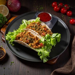 ตอติญ่า อกไก่สไปซี่พริกไทยดำ