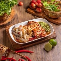 ตำกุ้งสด