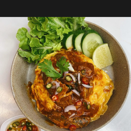 ข้าวไข่ข้นปลาป๋อง
