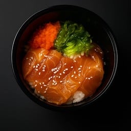 ข้าวด้งมอน+ยำสาหร่าย+ไข่กุ้ง