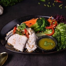 ปลากะพงลวกจิ้ม