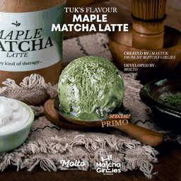 เมเปิ้ลมัทฉะลาเต้ (มัทฉะแม่ตุ๊ก) (4oz)