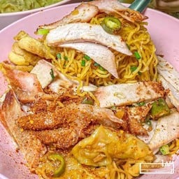 บะหมี่เกี๊ยวหมูแดง (แห้ง)