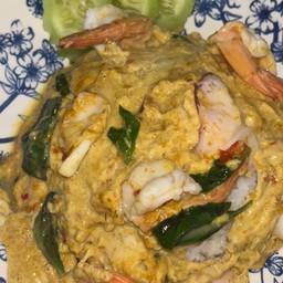 ข้าวไข่ข้นห่อหมกทะเล