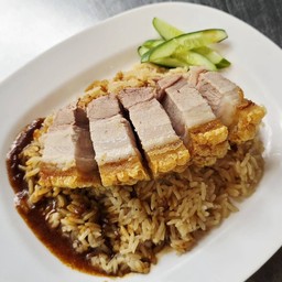 ข้าวมันหมูกรอบ