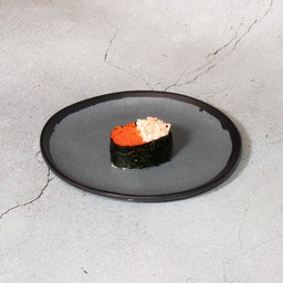 Sushi ไข่กุ้งสลัดปูอัด