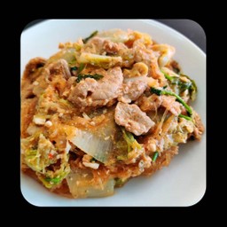 สุกี้แห้งหมู