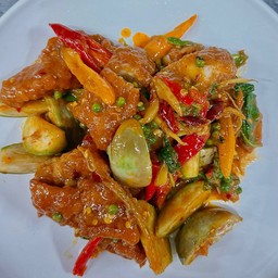 ปลาทอดผัดฉ่า