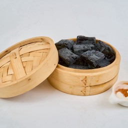 ขนมปังชาโคล นึ่ง พร้อมดิปฟรี