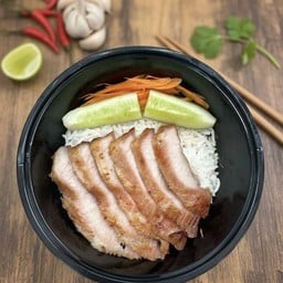 ข้าวหน้าคอหมูย่าง