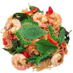 สปาเกตตี้ผัดขี้เมากุ้ง