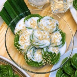 ขนมเปียกปูนใบเตยกะทิสด (สูตรหวานน้อย)