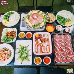 คำหอมหมูกระทะ คลองสาม ลำลูกกา