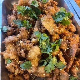 หมูทอดงา