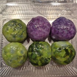 กุยช่ายกลม+มันม่วง